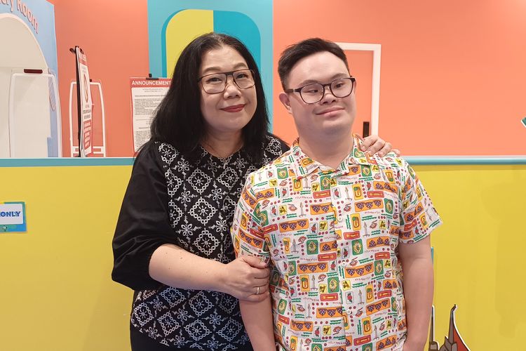 Kisah Imelda, Mendidik Anak Down Syndrome, Satya Bisa Bersekolah di Sekolah Reguler Sejak TK-SMP