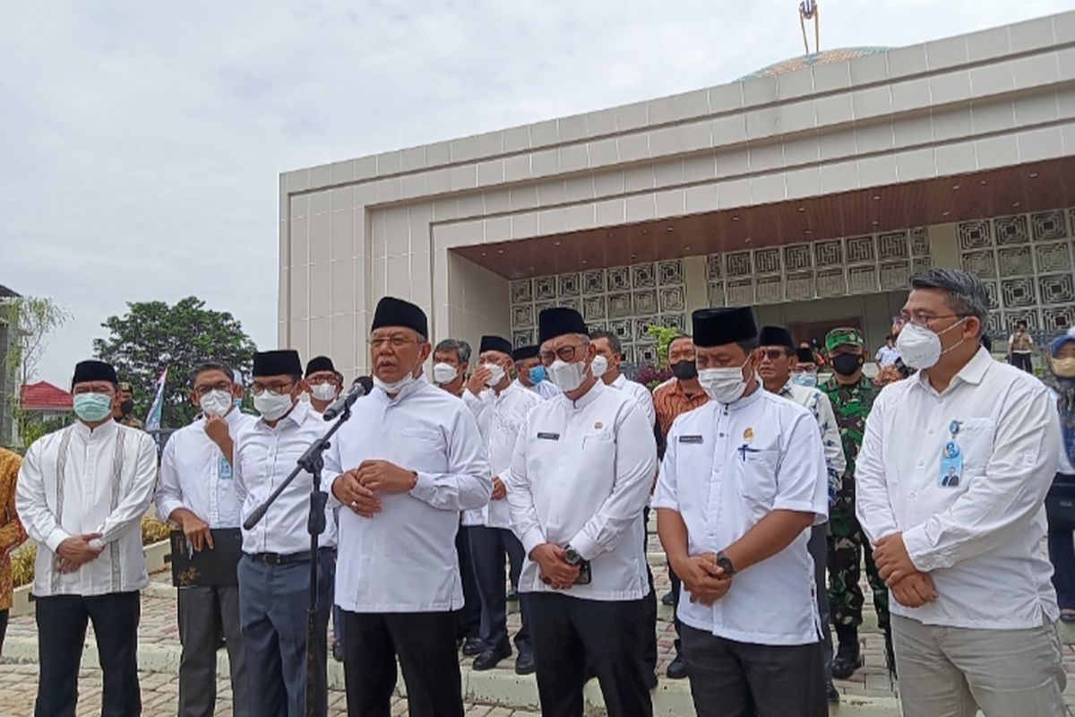 Wali Kota Tangerang Selatan Benyamin Davnie Usai Peresmian Islamic Center BSD 