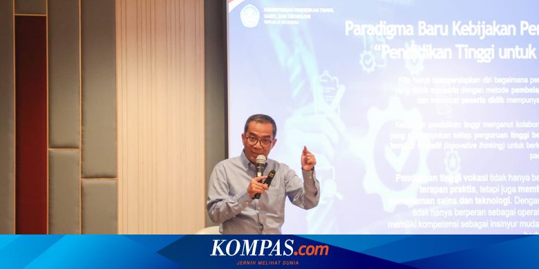 Mendikti: Kampus Vokasi Juga Fokus pada Sains dan Teknologi untuk Meningkatkan Kualitas Pendidikan