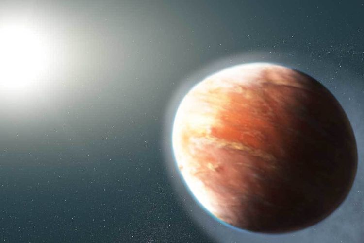 Peneliti menduga planet WASP-121b yang ditemukan pada tahun 2015 lalu memiliki hujan permata cair di dalamnya. Exoplanet raksasa ini juga memiliki siang dan malam yang permanen.