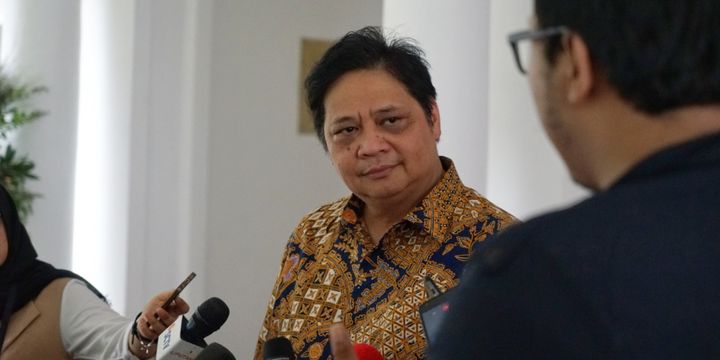 Menteri Perindustrian Airlangga Hartarto.