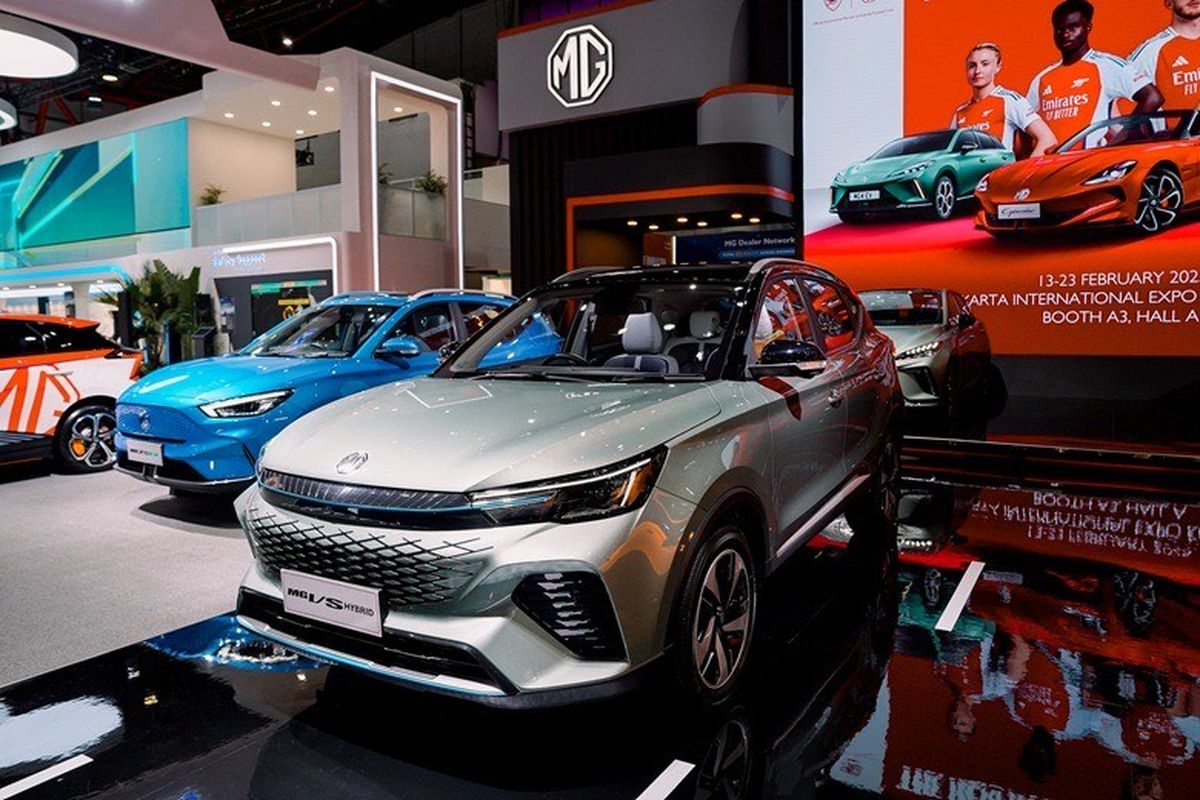 Penampilan MG VS Hybrid pada ajang IIMS 2025. 