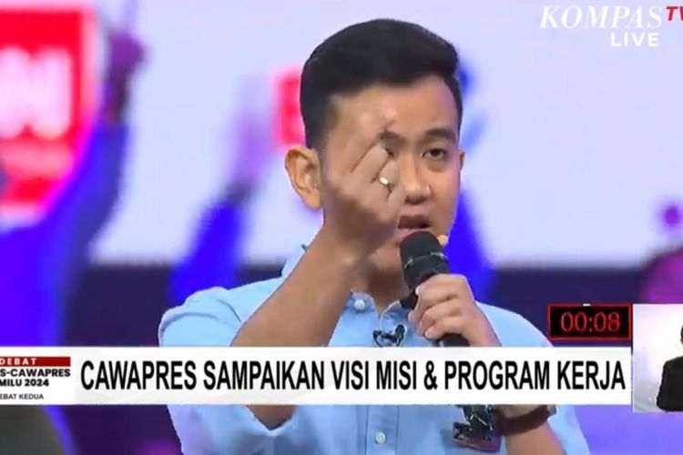 Calon Wakil Presiden nomor urut 2 Gibran Rakabuming Raka mengatakan akan menggenjot hilirisasi digital.