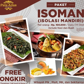 Paket isoman dari Pala Adas. 