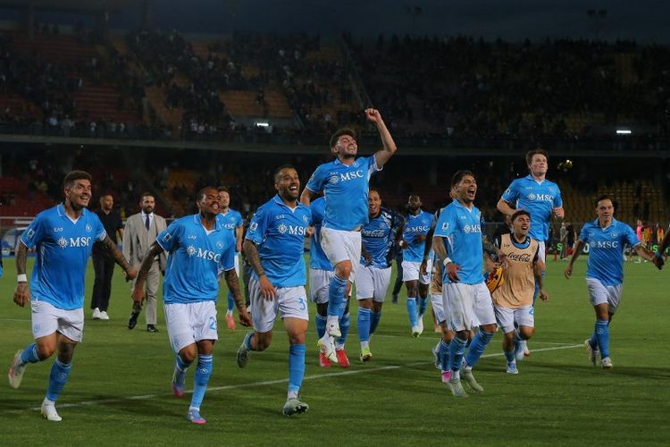 Hasil Lecce Vs Napoli 0-1, Pasukan Conte Tatap Gelar Serie A