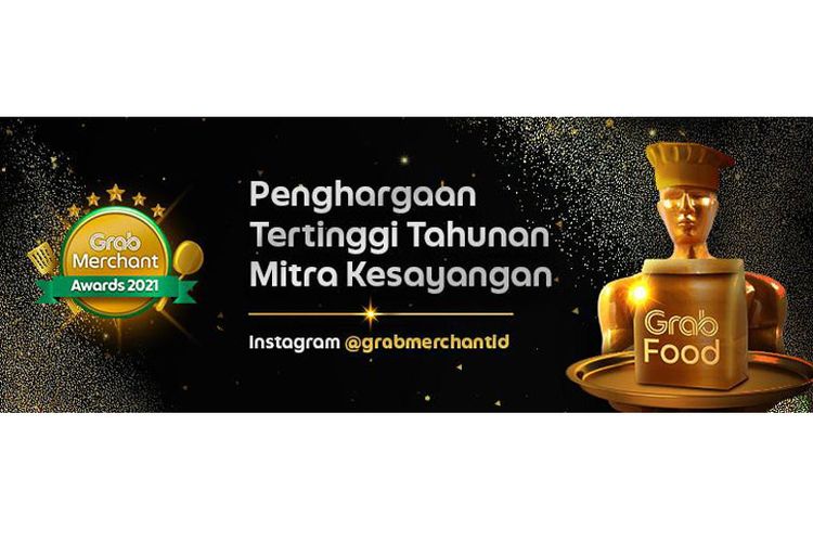 Grab Indonesia memberikan apresiasi kepada ratusan mitra merchant GrabFood lewat acara GrabMerchant Awards 2021. 