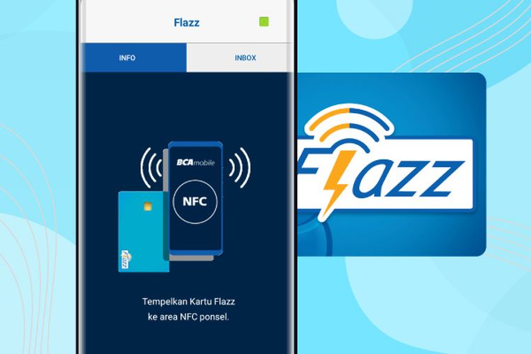 Ilustrasi pengisian saldo atau top up saldo Flazz BCA. Cara isi saldo Flazz lewat BCA Mobile.