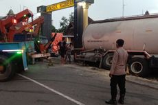 Truk Semen Curah Tabrak Tugu Desa di Lamongan, Sopir Meninggal Dunia