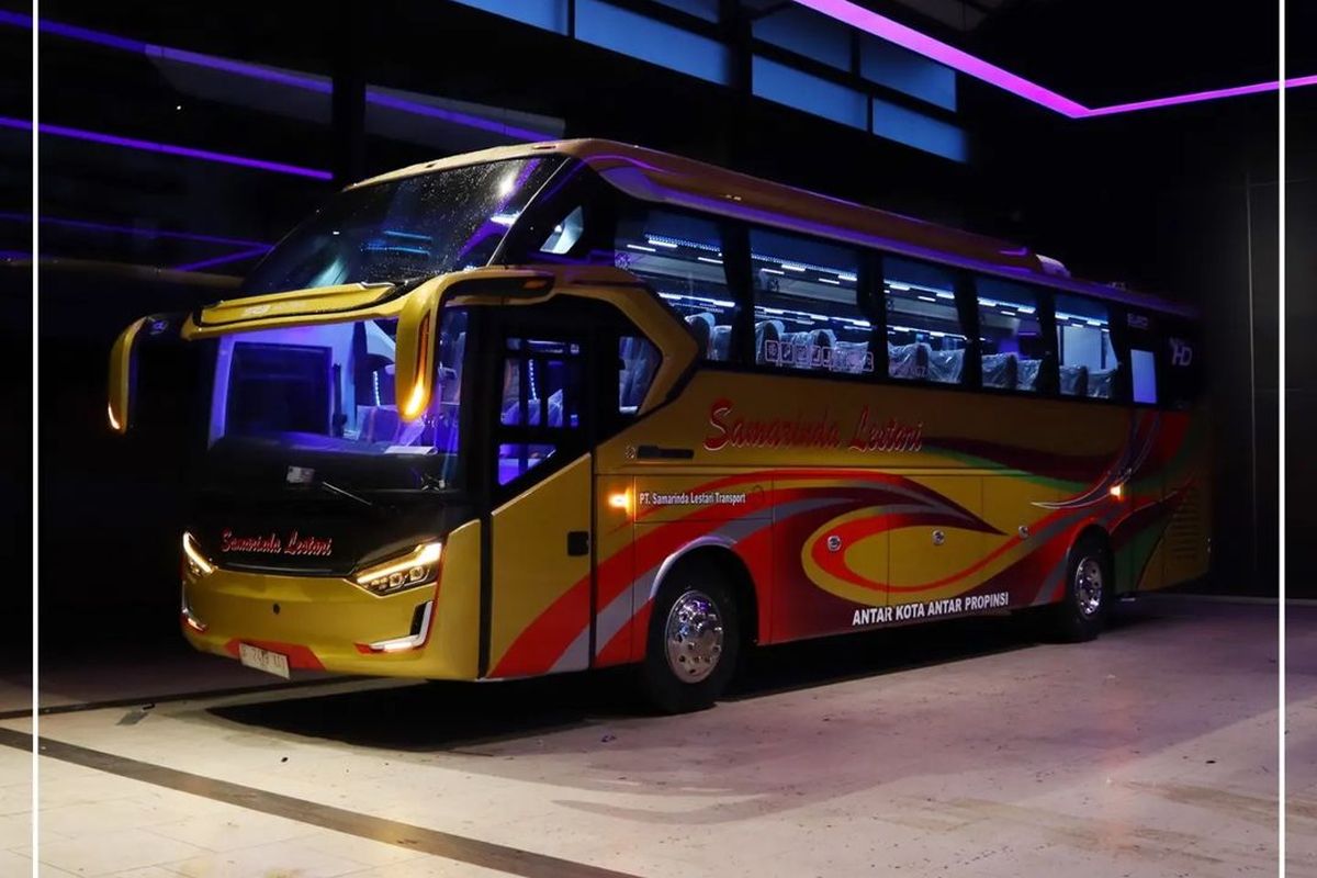 Bus baru PO Samarinda Lestari
