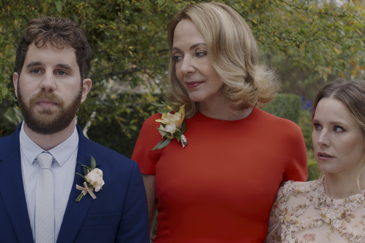 Allison Janney, Kristen Bell, and Ben Platt in The People We Hate at the Wedding (2022)