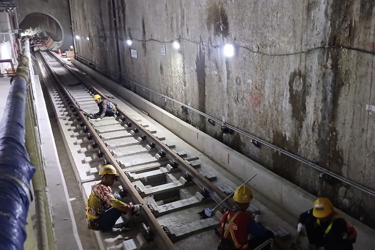 Tanah Lunak Jadi Tantangan Pembangunan Stasiun MRT Jakarta Monas