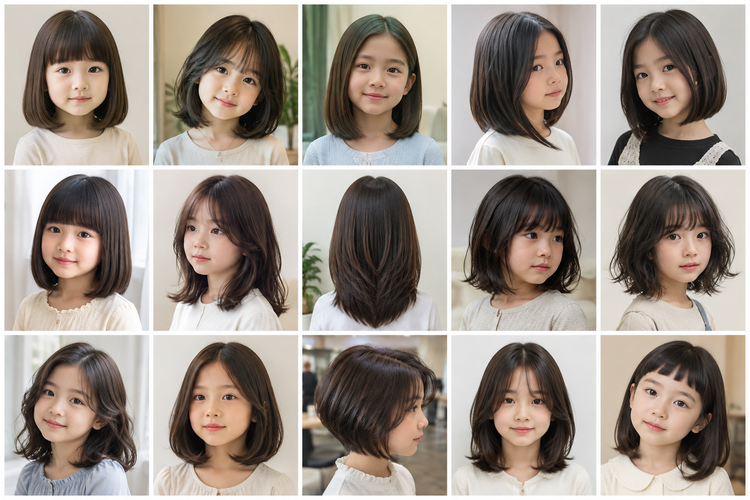 15 Model Rambut Anak Perempuan Sebahu yang Lucu dan Kekinian