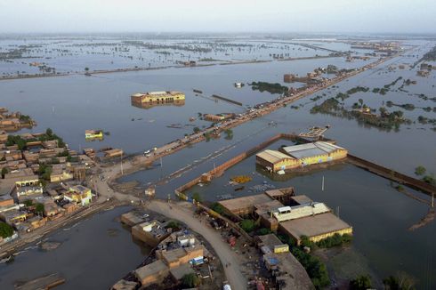 Pakistan Hanya Sumbang Kurang dari 1 Persen Pemanasan Global, tapi Saat Ini Tenggelam oleh Banjir