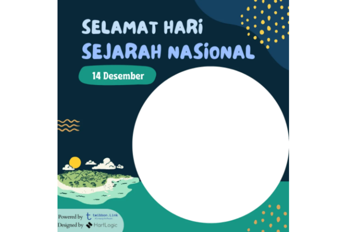 Twibbon Hari Sejarah Nasional 2022