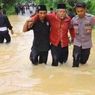 Sungai Meluap Setelah Hujan Deras, 2 Kecamatan di Way Kanan Lampung Terendam Banjir