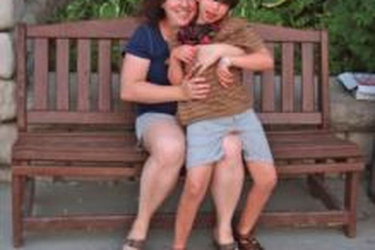 Ellen Seidman dan Max, putranya yang menderita cerebral palsy