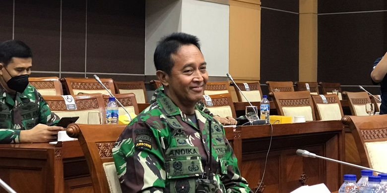 Calon panglima TNI, Jenderal TNI Andika Perkasa.
