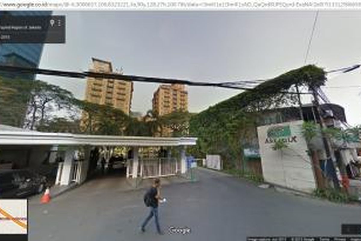 Foto Gedung Nestle di Kompleks Perkantoran Hijau Arkadia, Jl TB Simatupang, Kebagusan, Pasar Minggu, Jakarta Selatan di Google Street View.