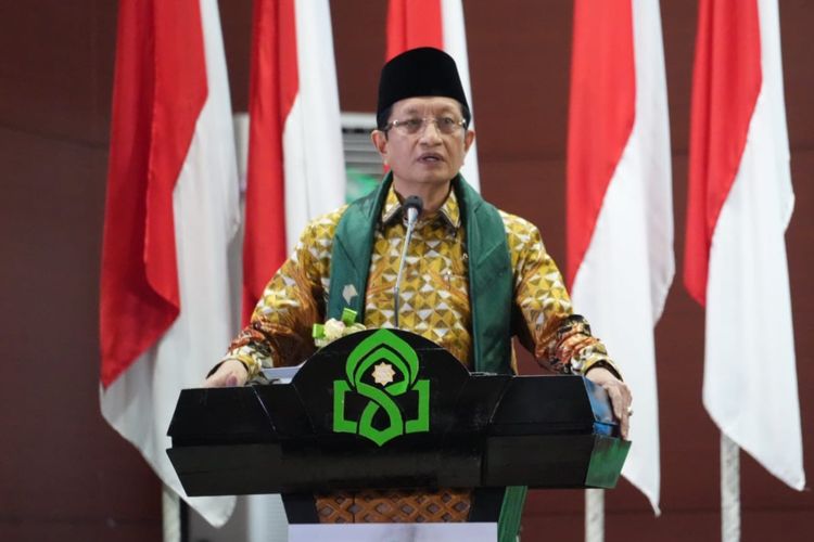 Menteri Agama, Nasaruddin Umar saat berada di UIN Alauddin Makassar, Senin (17/11/2025)