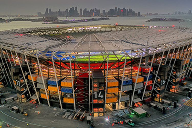 Stadium 974 sebagai venue Piala Dunia 2022 di Qatar