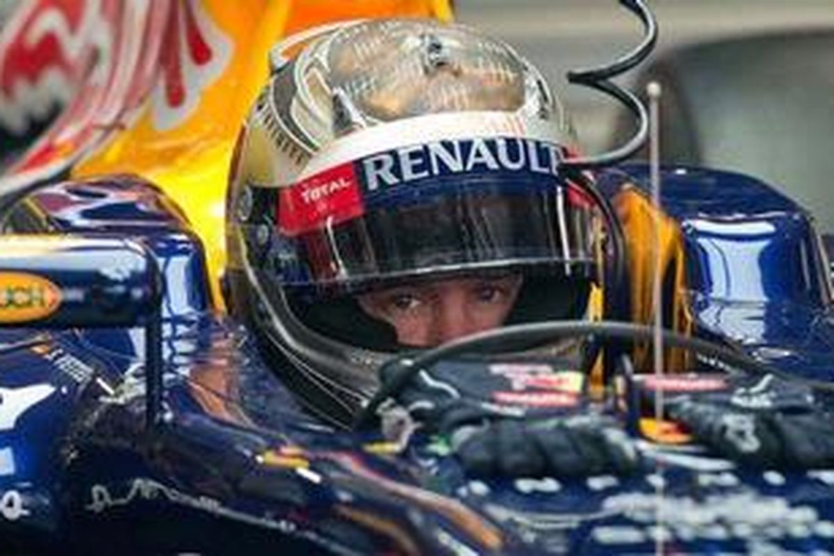 Pebalap Red Bull Racing, Sebastian Vettel.