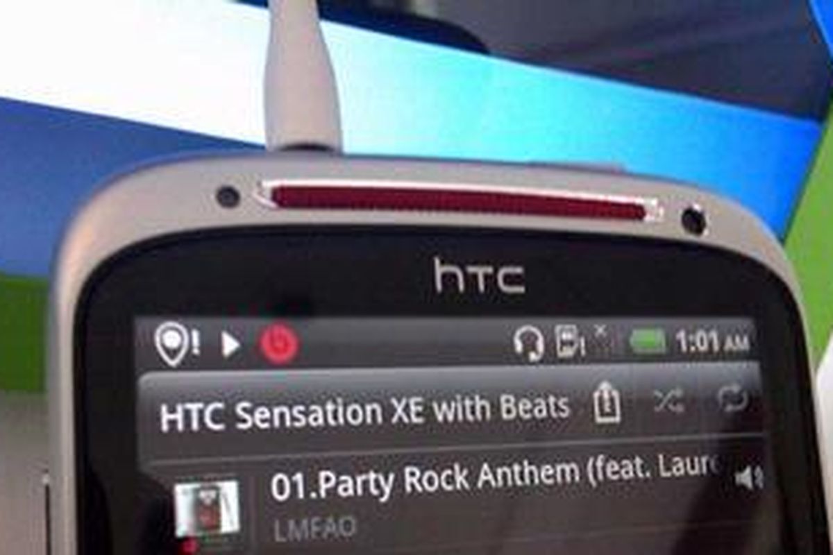 Logo BeatsAudio di HTC Sensation XE