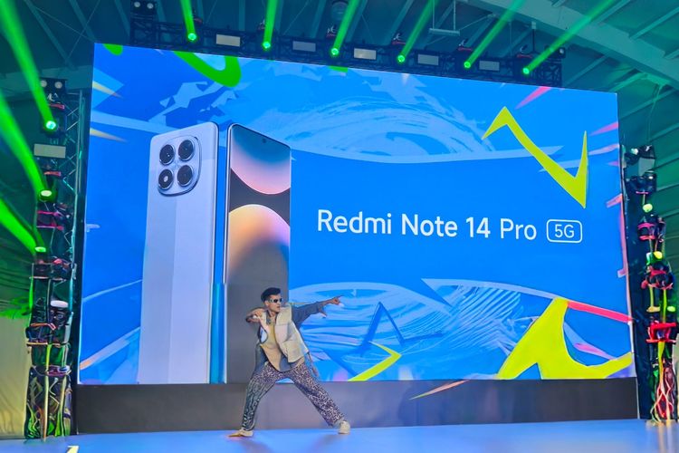 Xiaomi Indonesia meluncurkan smartphone kelas menengah, Redmi Note 14 Pro 5G, di Jakarta, Jumat (24/1/2024). Harga Redmi Note 14 Pro 5G dibanderol Rp 4,4 juta (8/256GB) dan Rp 5 juta (12/512GB).