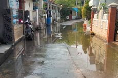 Banjir Rob di Gresik Menyusut, Hanya Menggenangi Jalan Lingkungan