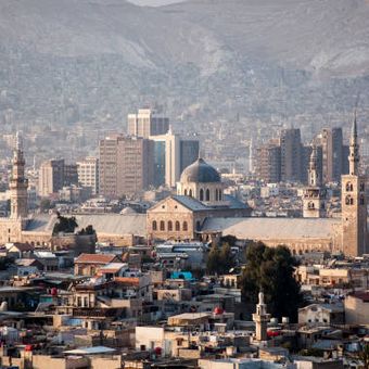 Kota Damaskus, Suriah, salah satu kota tertua di dunia.