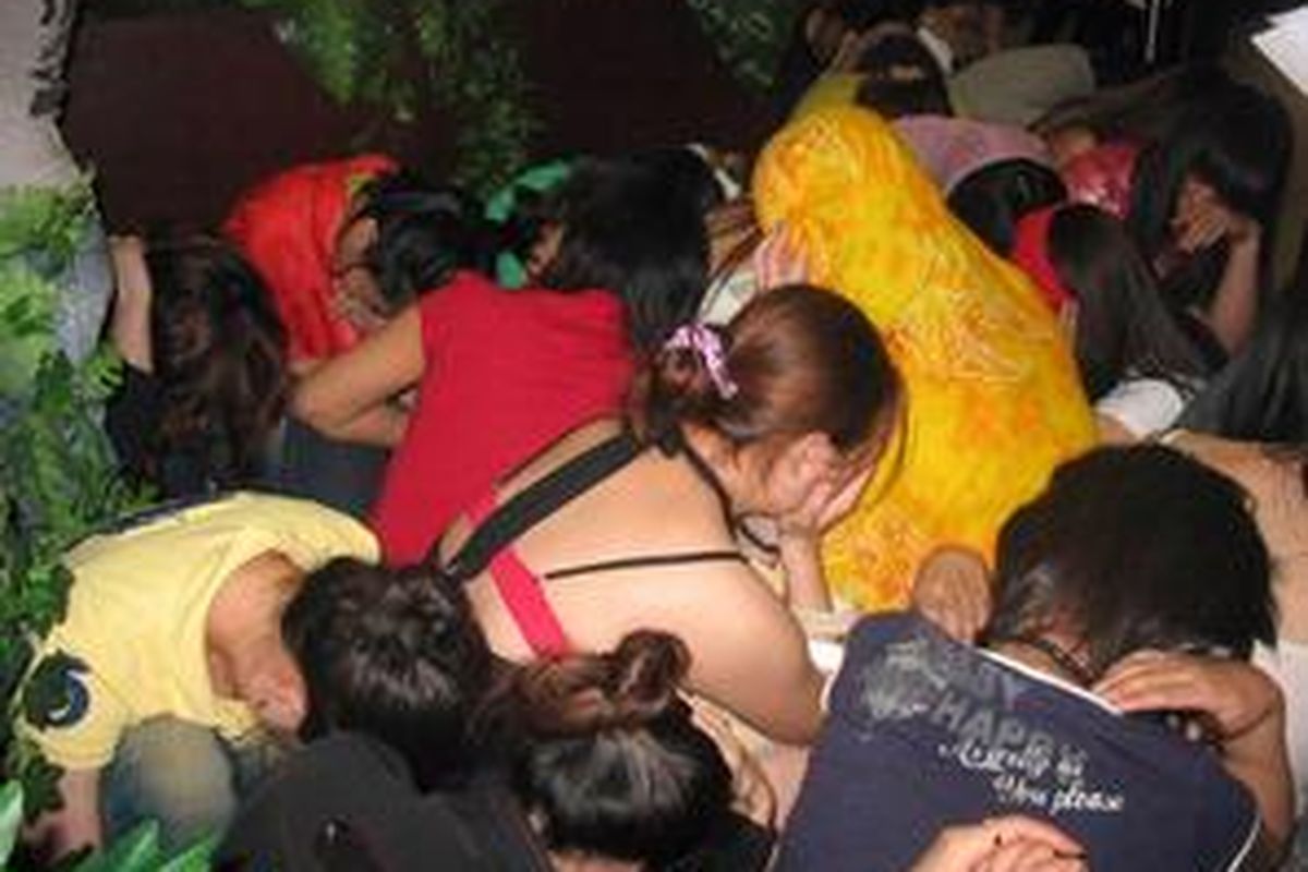 Puluhan cewek pekerja Spa 