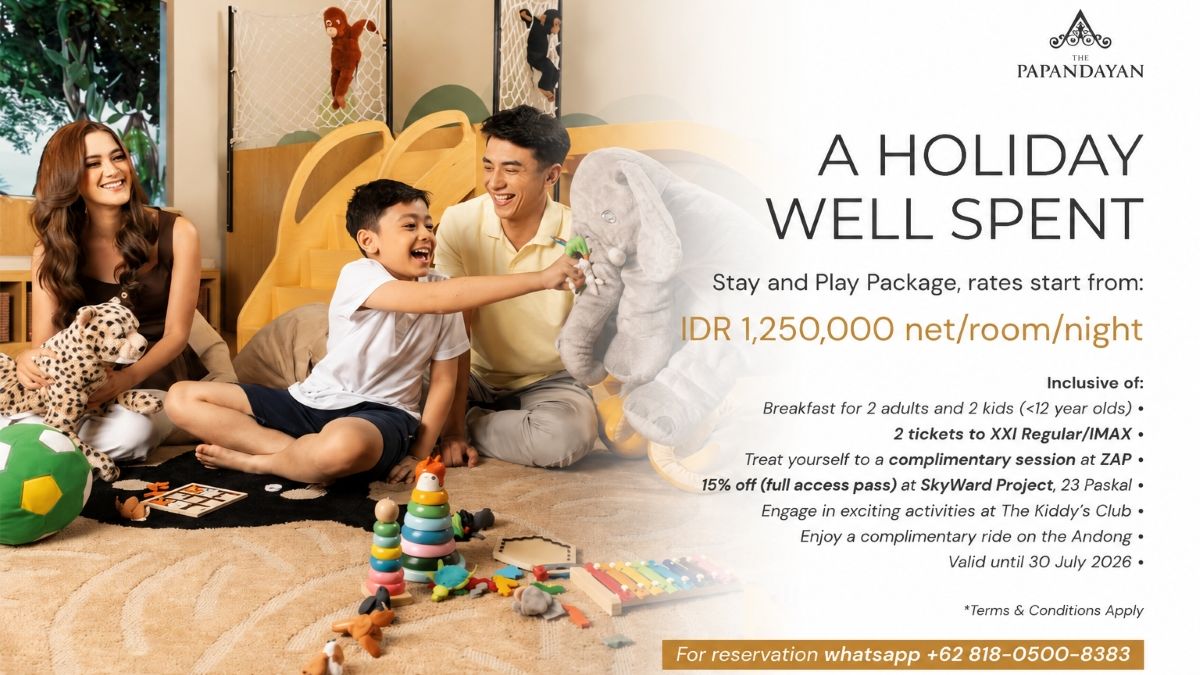 Ajak Anak Liburan ke Bandung, Ini Paket Menginap di The Papandayan