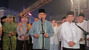 Pramono-Rano Salat Id di Balai Kota Jakarta, Ma’ruf Amin Jadi Khatib