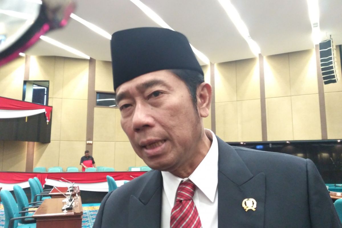 Wakil Ketua DPRD DKI Jakarta Abraham Lunggana di Gedung DPRD, Jalan Kebon Sirih, Rabu (15/11/2017). 