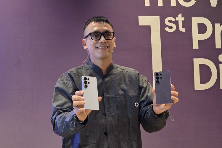 MX Product Marketing Senior Manager Samsung Electronics Indonesia lham Indrawan acara perkenalan Galaxy S26 series di Jakarta, (Rabu (25/2/2026)