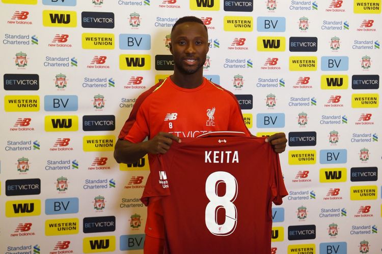 Naby Keita resmi gabung ke Liverpool.