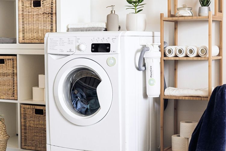 Ilustrasi mesin cuci.