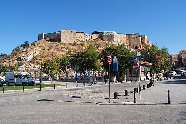 Kastil Gaziantep di Turkiye, menjadi salah satu bangunan yang terdampak gempa bumi magnitudo 7,8
