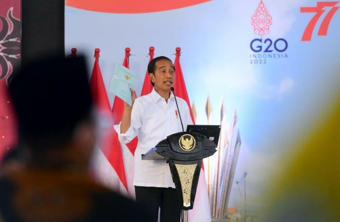 Jokowi: Menteri ATR/BPN Mantan Panglima TNI, Jangan Main-main Urusan Sertifikat Tanah