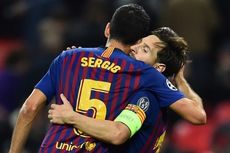 Pesan Menyentuh Messi Usai Busquets Putuskan Pergi dari Barcelona