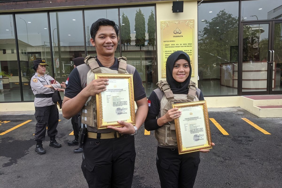 Pasangan kekasih di Tim Tiger yang menangkap penembak sopir taxi di Jakarta Timur