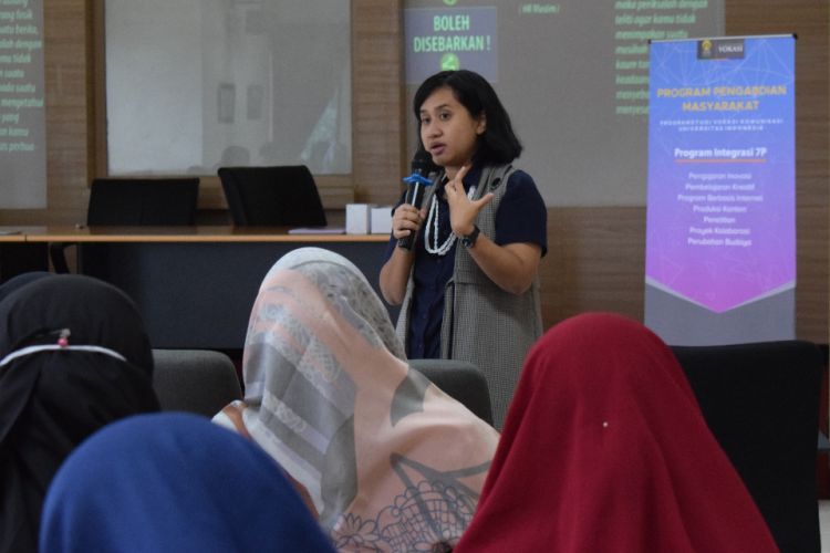 Program Studi Vokasi Komunikasi UI menyelenggarakan program pengabdian masyarakat dengan menggelar Klinik Digital seri pertama, di Gedung C Vokasi UI, Depok, Jawa Barat (7/12/2018).