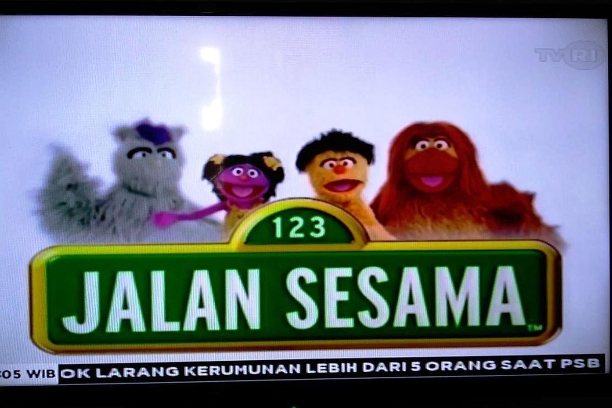 Tangkapan layar tayangan Jalan Sesama episode, Selasa (14/4/2020).