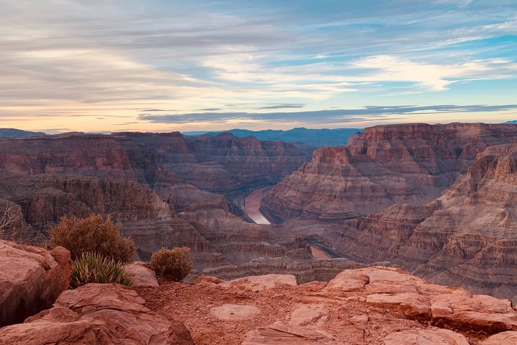 Ilustrasi Grand Canyon di Amerika Serikat.