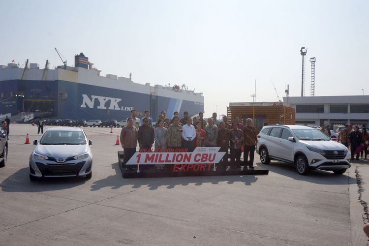 Ekspor Toyota Indonesia capai lebih dari 1 juta unit.