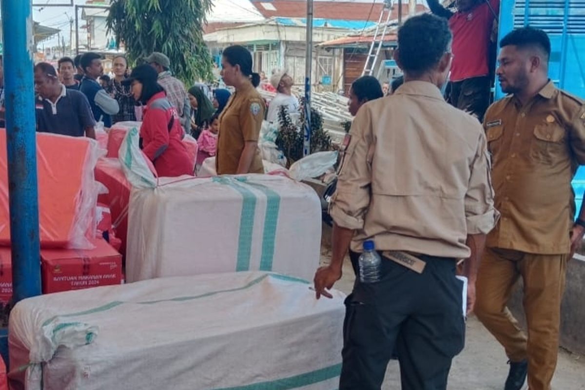 Korban Kebakaran di Aru Pilih Mengungsi ke Rumah Kerabat, Pemda Tetap Salurkan Bantuan Tanggap Darurat