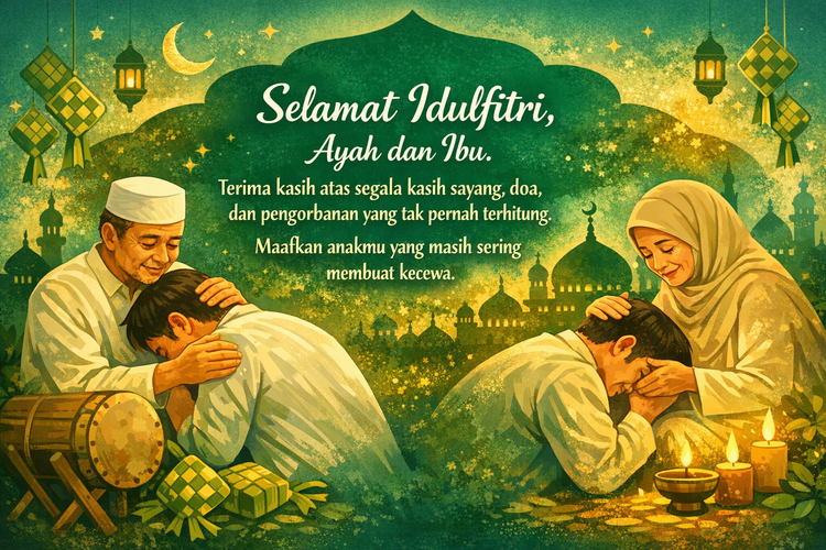 Ucapan Idulfitri Menyentuh Hati untuk Keluarga, Sahabat, dan Media Sosial.