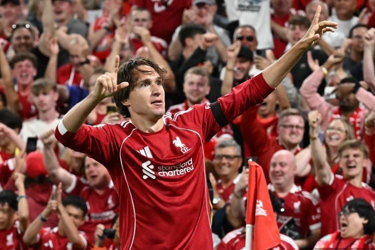 Skor Liverpool Vs Bournemouth 4-2: Gol Chiesa, Bantuan Diogo Jota