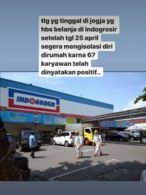 Pesan Hoaks 67 karyawan Indogrosir positif