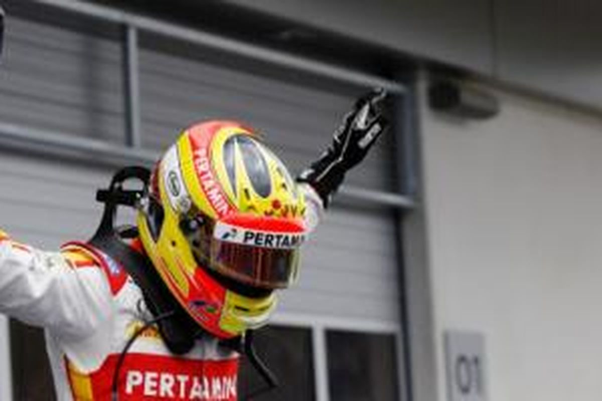 Rio Haryanto jadi pemenang di GP2 Sprint Race, Austria