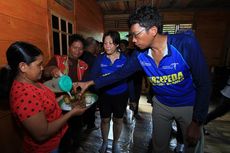 Segelas Tuak Sambut Peserta Bersepeda di Jantung Borneo